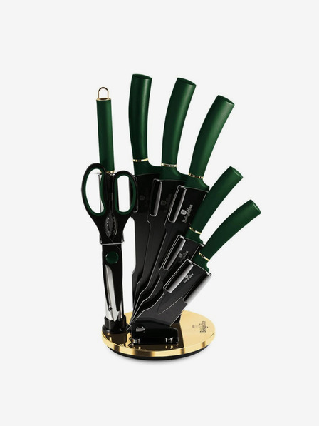 Berlingerhaus Messerset im Ständer 8-tlg. BERLINGERHAUS Emerald Collection