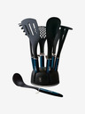 Berlingerhaus Kitchen Utensil Set in Stand BERLINGERHAUS Aquamarine Metallic Line (7 pcs)