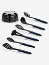 Berlingerhaus Kitchen Utensil Set in Stand BERLINGERHAUS Aquamarine Metallic Line (7 pcs)