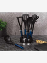 Berlingerhaus Kitchen Utensil Set in Stand BERLINGERHAUS Aquamarine Metallic Line (7 pcs)