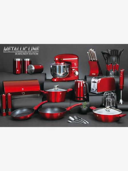 Berlingerhaus BERLINGERHAUS Burgundy Metallic Line Küchenutensilien-Set (7-tlg.)