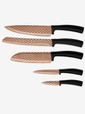 Berlingerhaus 5-teiliges Messerset mit Antihaftbeschichtung BERLINGERHAUS Black Rose Collection