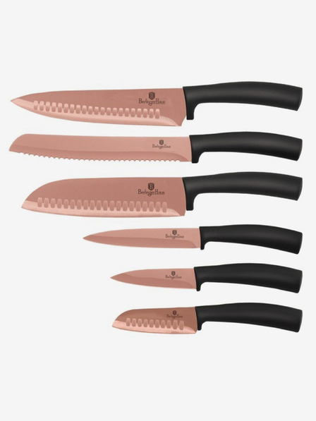 Berlingerhaus BERLINGERHAUS Rosegold Metallic Line Set mit sechs Messern mit Antihaftbeschichtung