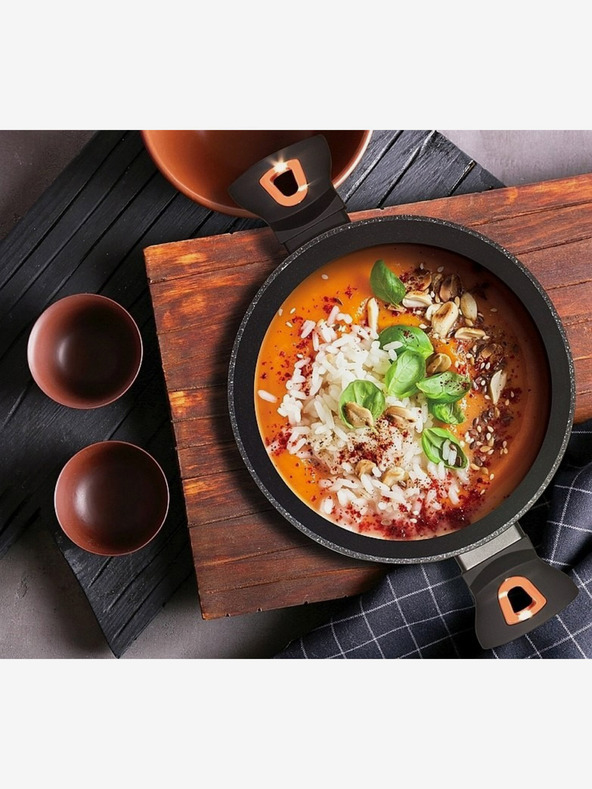 Berlingerhaus Wok mit Marmoroberfläche BERLINGERHAUS Black Rose Collection (28 cm)