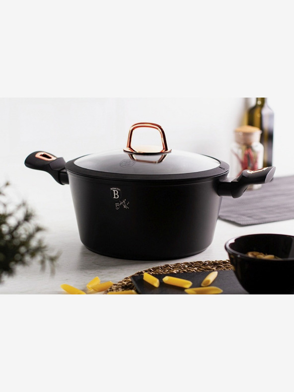 Berlingerhaus Wok mit Marmoroberfläche BERLINGERHAUS Black Rose Collection (28 cm)