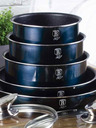 Berlingerhaus Kochtopfset mit abnehmbarem Griff 12-teilig Aquamarin Edition BERLINGERHAUS