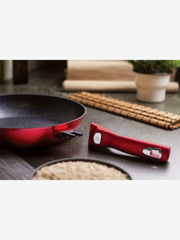 Berlingerhaus Kochgeschirrset mit Marmoroberfläche 13 tlg. Burgundy Metallic Line I BERLINGERHAUS