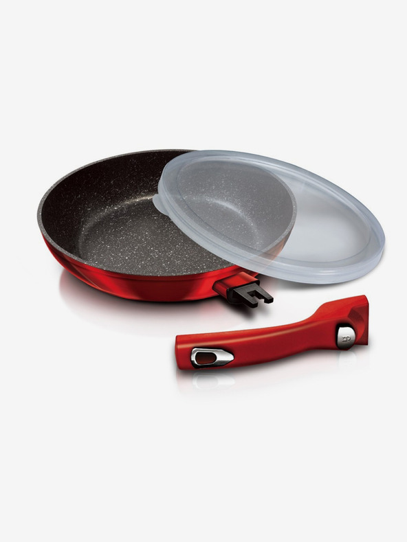 Berlingerhaus Kochgeschirrset mit Marmoroberfläche 13 tlg. Burgundy Metallic Line I BERLINGERHAUS