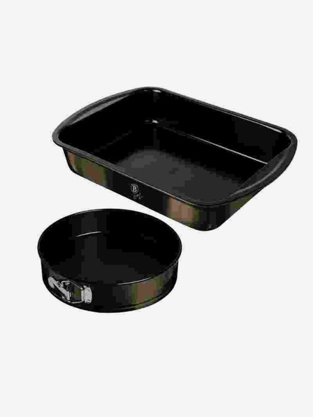 Berlingerhaus Backblech-Set mit Titan-Antihaftbeschichtung 2-tlg. Shiny Black Edition BERLINGERHAUS