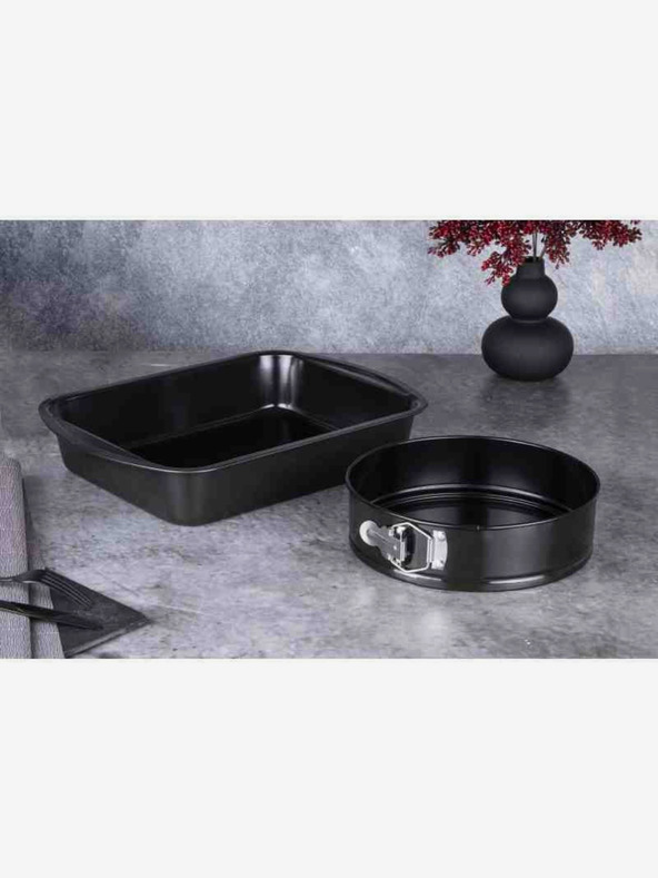 Berlingerhaus Backblech-Set mit Titan-Antihaftbeschichtung 2-tlg. Shiny Black Edition BERLINGERHAUS