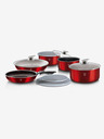 Berlingerhaus Kochgeschirr-Set mit abnehmbarem Griff 12-teilig Burgundy Metallic Line BERLINGERHAUS