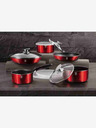 Berlingerhaus Kochgeschirr-Set mit abnehmbarem Griff 12-teilig Burgundy Metallic Line BERLINGERHAUS