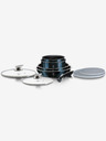 Berlingerhaus Kochgeschirr-Set mit abnehmbarem Griff 9-teilig Aquamarin Metallic Line BERLINGERHAUS