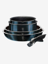 Berlingerhaus Kochgeschirr-Set mit abnehmbarem Griff 9-teilig Aquamarin Metallic Line BERLINGERHAUS