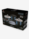 Berlingerhaus Kochgeschirr-Set mit abnehmbarem Griff 9-teilig Aquamarin Metallic Line BERLINGERHAUS