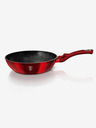Berlingerhaus Wok-Pfanne mit Marmoroberfläche 30 cm Burgundy Metallic Line BERLINGERHAUS