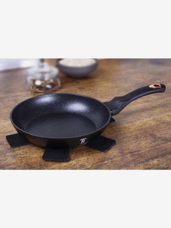 Berlingerhaus Grillpfanne mit Marmoroberfläche 28 cm Black Rose Collection BERLINGERHAUS