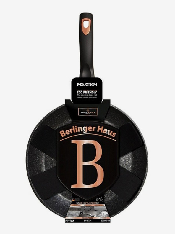 Berlingerhaus Grillpfanne mit Marmoroberfläche 28 cm Black Rose Collection BERLINGERHAUS