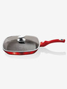 Berlingerhaus Grillpfanne mit Deckel und Marmoroberfläche 28 cm Burgundy Metallic Line BERLINGERHAUS