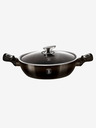 Berlingerhaus Tiefe Pfanne mit Deckel 24 cm Shiny Black Collection BERLINGERHAUS