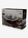 Berlingerhaus Tiefe Pfanne mit Deckel 24 cm Shiny Black Collection BERLINGERHAUS