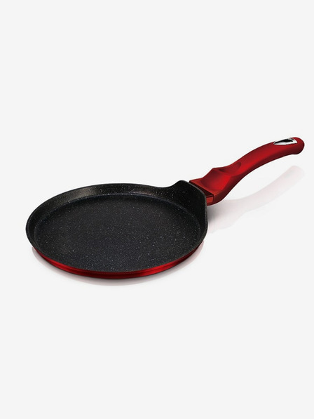 Berlingerhaus Crêpespfanne mit Marmoroberfläche BERLINGERHAUS Burgundy Metallic Line (25 cm)