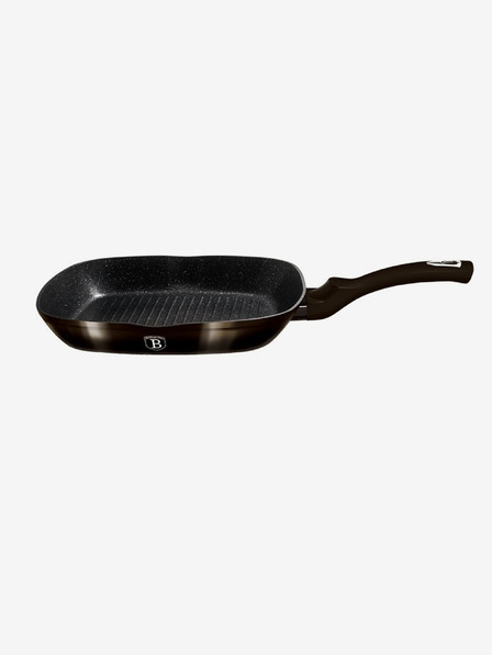 Berlingerhaus Grillpfanne mit Marmoroberfläche BERLINGERHAUS Shiny Black Collection