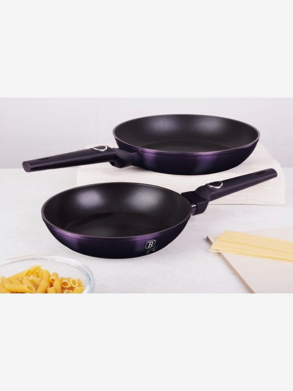Berlingerhaus Pfanne mit Titaniumoberfläche 28 cm Purple Eclipse Collection BERLINGERHAUS