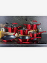 Berlingerhaus Tiefe Pfanne mit Marmoroberfläche und Deckel 28 cm Burgundy Metallic Line BERLINGERHAUS