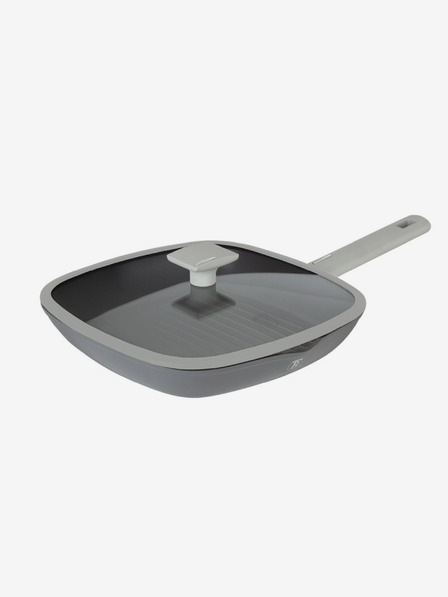 Berlingerhaus Grillpfanne mit Deckel mit Titan-Antihaftbeschichtung 28 cm Aspen Collection BERLINGERHAUS