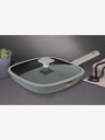 Berlingerhaus Grillpfanne mit Deckel mit Titan-Antihaftbeschichtung 28 cm Aspen Collection BERLINGERHAUS