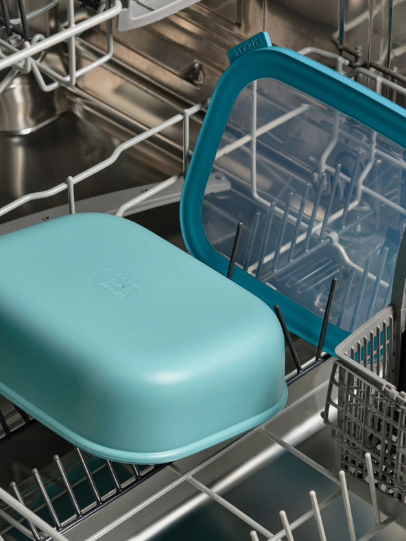 Mepal 3er-Set Schüsseln in Hellblau Mepal Cirqula Rectangular (500 +1000 +2000 ml)