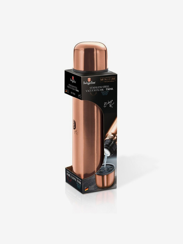 Berlingerhaus Edelstahl-Thermoskanne 0,75 l BERLINGERHAUS Metallic Line Rosegold
