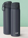 ION8 Dunkelblauer Edelstahl-Thermobecher Ion8 One Touch Ash Navy (500 ml)