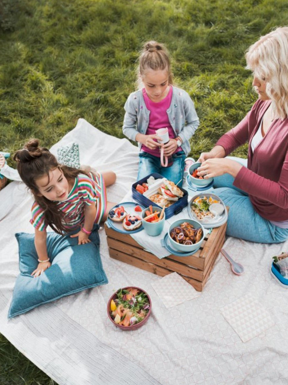 Mepal Hellblauer Lunchbox Mepal Bento Midi