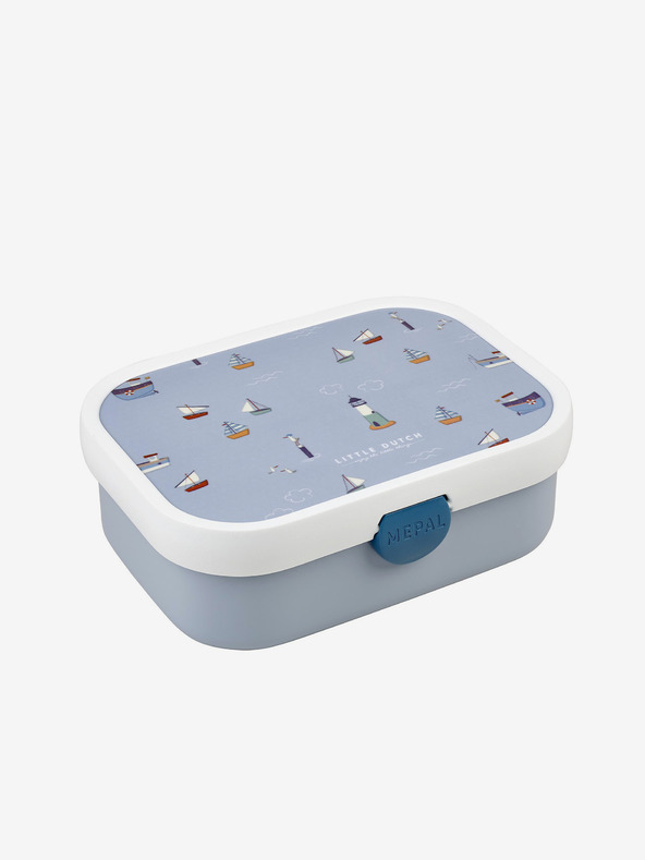 Mepal Hellblau gemusterter Lunchbox für Kinder Mepal Campus Sailors Bay