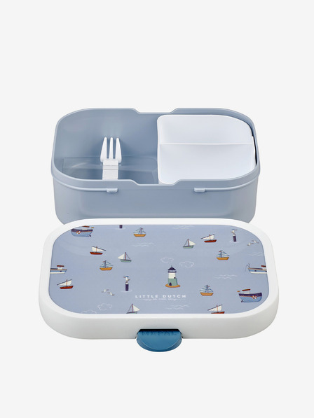 Mepal Hellblau gemusterter Lunchbox für Kinder Mepal Campus Sailors Bay