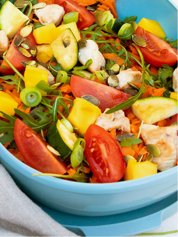 Mepal Altrosa Mepal Ellipse Duo Vivid Lebensmittelbox