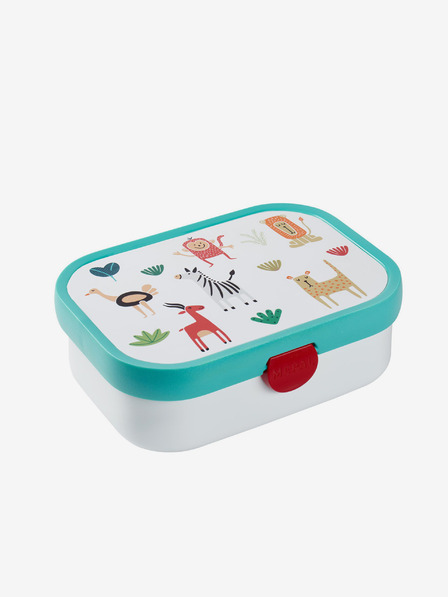 Mepal Türkis-weiße Mepal Campus Animal Friends Kinder-Snackbox