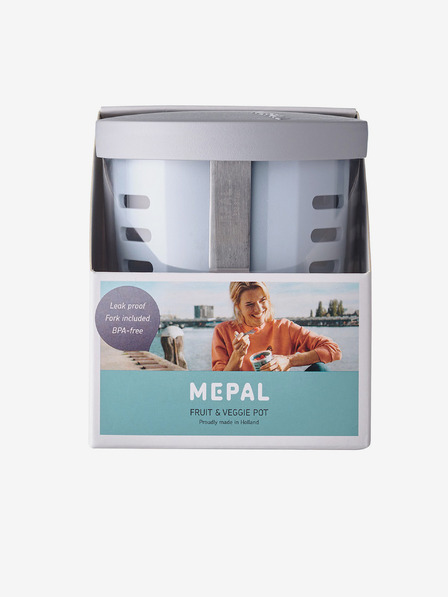 Mepal Hellblauer Brotdose mit Einsatz Mepal Ellipse (600 ml)