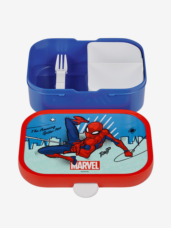 Mepal Mepal Campus Spiderman blaue und rote Snackbox für Kinder