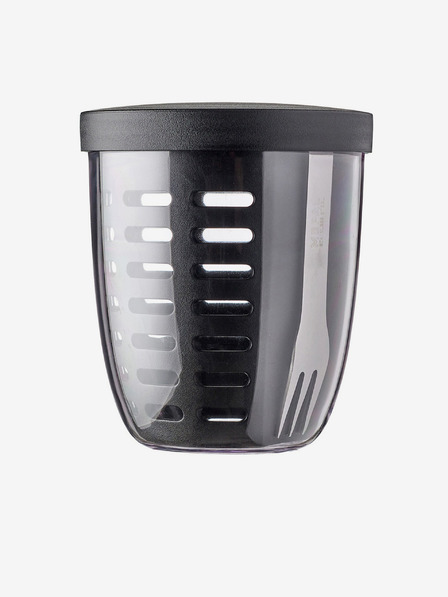 Mepal Mepal Ellipse 600 ml schwarze Snackbox mit Sieb