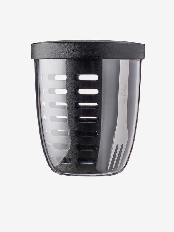 Mepal Mepal Ellipse 600 ml schwarze Snackbox mit Sieb