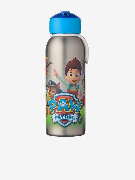 Mepal Blaue und silberne Edelstahl-Thermoflasche für Kinder Mepal Thermo Campus Paw Patrol (350 ml)