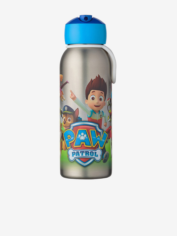 Mepal Blaue und silberne Edelstahl-Thermoflasche für Kinder Mepal Thermo Campus Paw Patrol (350 ml)