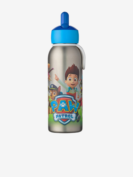 Mepal Blaue und silberne Edelstahl-Thermoflasche für Kinder Mepal Thermo Campus Paw Patrol (350 ml)