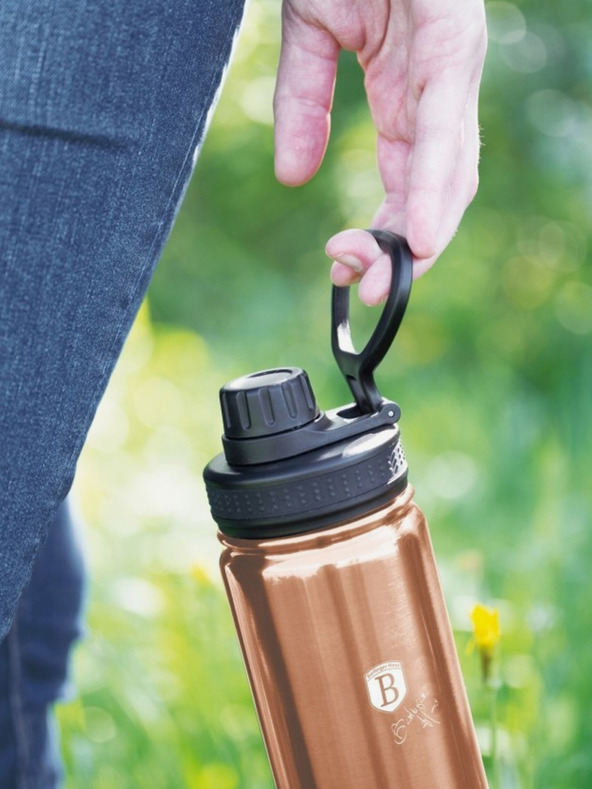 Berlingerhaus Edelstahl-Sportflasche 0,72 l BERLINGERHAUS Rosegold Metallic Line