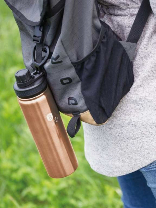 Berlingerhaus Edelstahl-Sportflasche 0,72 l BERLINGERHAUS Rosegold Metallic Line