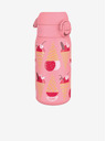 ION8 Rosa gemusterte Edelstahlflasche Ion8 Leak Proof Eiscreme (400 ml)