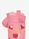 ION8 Rosa gemusterte Edelstahlflasche Ion8 Leak Proof Eiscreme (400 ml)